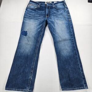 Ariat Low‎ Rise M4 Western Bootcut Denim Jeans in Riverton Men's Size 36